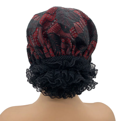 Embroidery Turban Cap for Women Summer Breathable Head Wraps Bonnet Muslim Under Scarf Hat Cancer Chemo Hats Turbante mujer