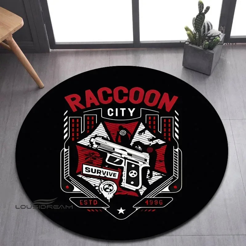 MINISO Biochemical Umbrella Round Carpet Non -slip Carpet Bedroom Decor Living Room Decoration Outdoor Rug Birthday Gifts INS