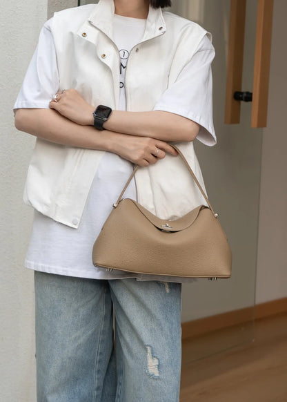 Women's Genuine Grade Leather Handbag Luxury Designer Brand Ladies Cowhide Shoulder Crossbody Bags for Woman High Quality New