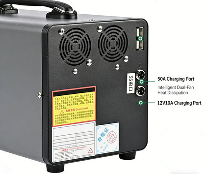 6000W Portable Power Station For Outdoor Camping And Home 5500WH Lifepo4 Battery Solar Generator Emergency Supply