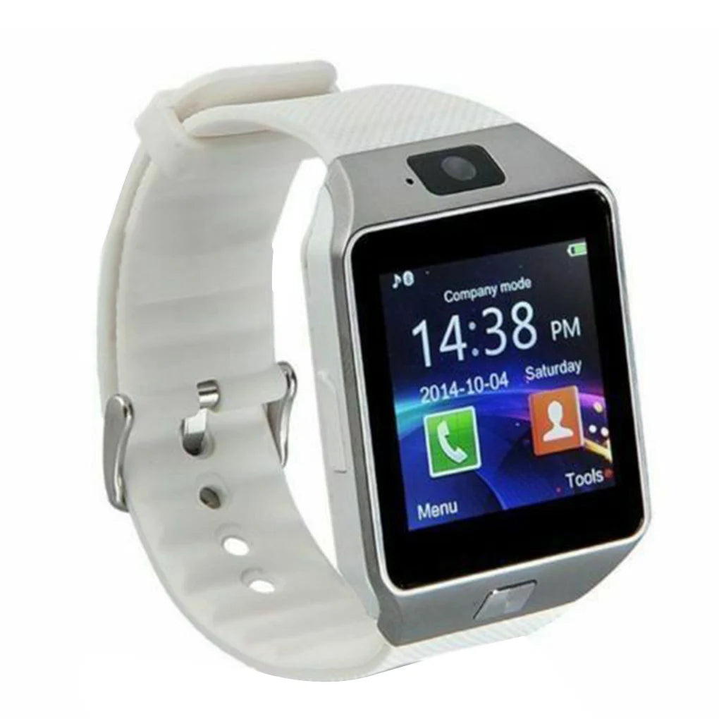Watch Smart DZ09 Wristwatch Support SIM Card 1.56 inch Touch Screen Bracelet Multimedia Remote Equipment White