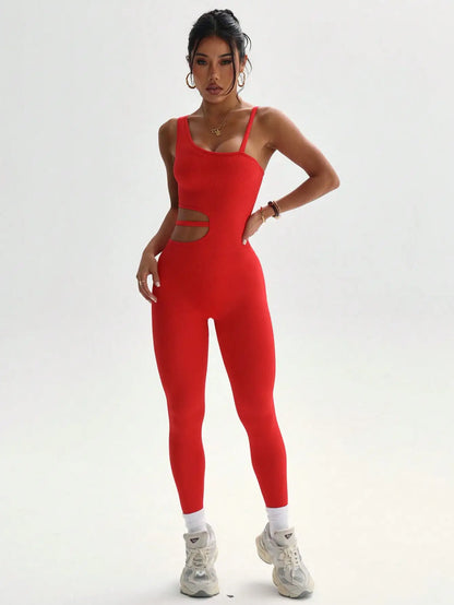 Beautiful back design, sexy one-piece yoga leggings, suitable for women's breathable quick-dry sports bodysuits