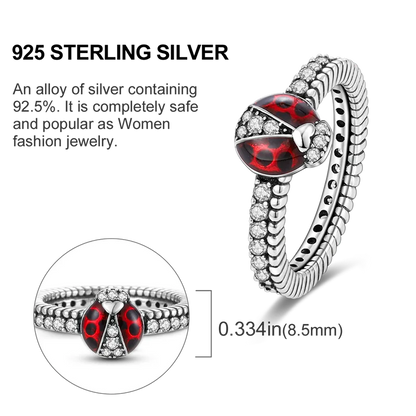 Original 925 Sterling Silver Ring Colorful Diamonds Cubic Zircon Finger Ring For Women Jewelry Wedding Engagement Birthday Gift