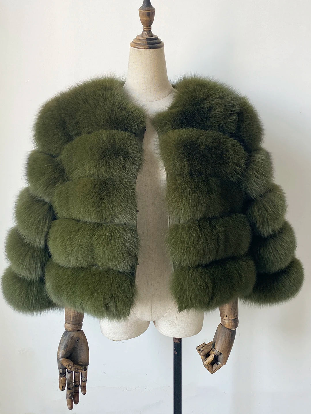 Women's Fur Coat Fox Fur Jackets for Women Clothing Natural Real Fox Fur Jacket Coats for Women Fur Jacket in Promotion