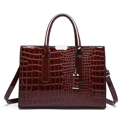 Genuine Soft Pu Leather Handbags for Women Vintage Shoulder Tote Bag Luxury Designer Ladies Large Capacity Purse Bags Sac A Main