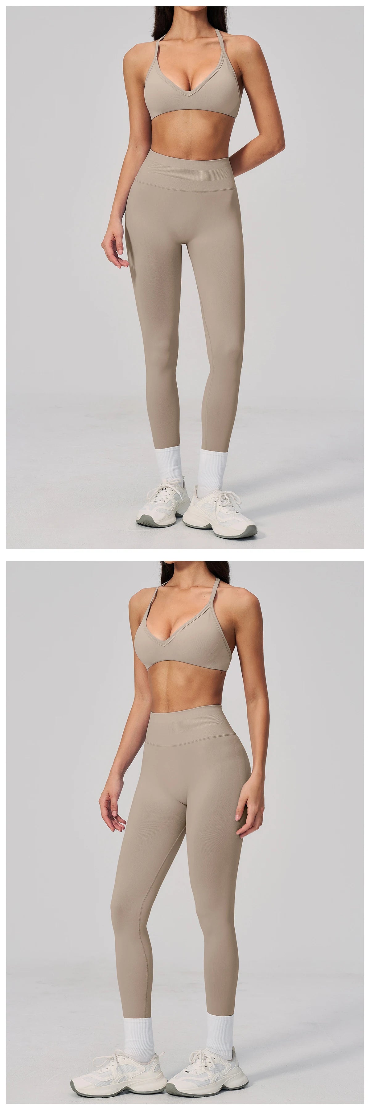 Fitness Suit 2PCS Women's Tracksuit Yoga Set Sports Outfits Gym Clothes Running Push Up Sportswear Female Workout Yoga Clothes