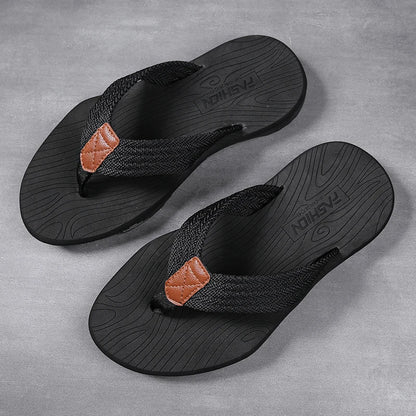 High Quality Hot Sale Men Flip Flops Summer Beach Flip Flops Men Fashion Breathable Casual Beach Men Slippers Summer Outdoor