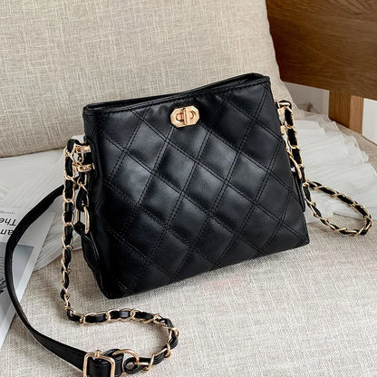 Design Handbag Shoulder Bags for Women Small Luxury Crossbody Bag High Quality Soft Leather Purse New Ladies Small Square Bag