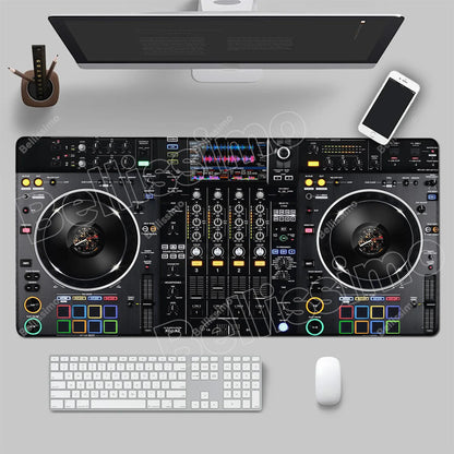 Mouse Pad Music Radio Dj Panel Gamer printon demand Custom Computer MousePad Natural Rubber Office Soft PC Accessory Desktop Pad