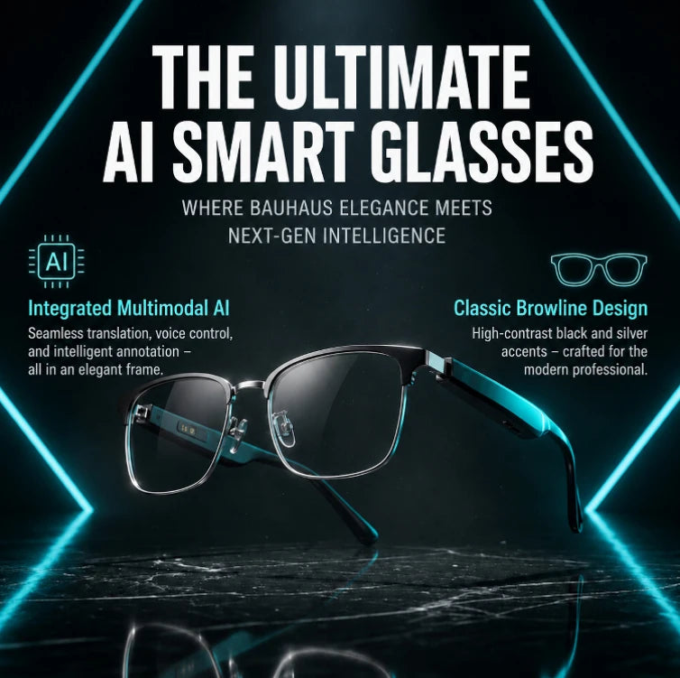 Smart Color Changing Touch and Voice Control AI Glasses