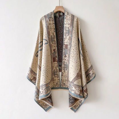 2025 Winter Warm Cashmere Scarf for Women Luxury Jacquard Pashmina Shawl Wrap Neckerchief Female Bufanda Echarpe Design Headband