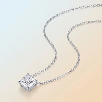 Marquise Cut Moissanite Necklace S925 Sterling Silver D Color VVS1 Clarity Excellent Cut Wedding Fine Jewelry