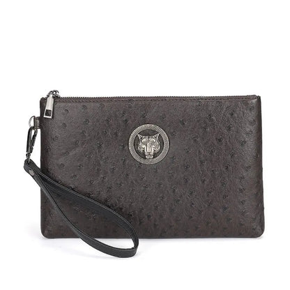 New Business Style Men Clutch Large Wallet Soft PU Leather Male Wristlet Pack Bag Elegant Leisure Stylish HandBags Envelope Bag