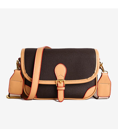 Fashion Women's Shoulder Bag Vintage Simple PU Leather Crossbody Bags for Women Luxury Designer Bag Ladies Purses and Handbags