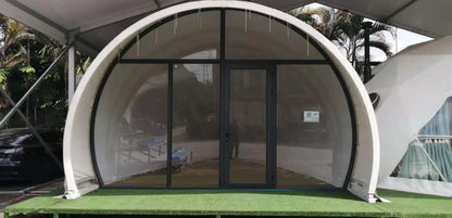 Dome House Geodesic Pvc Steel Frame Glamping Tent Accommodation Luxury Outdoor Hotel Tent