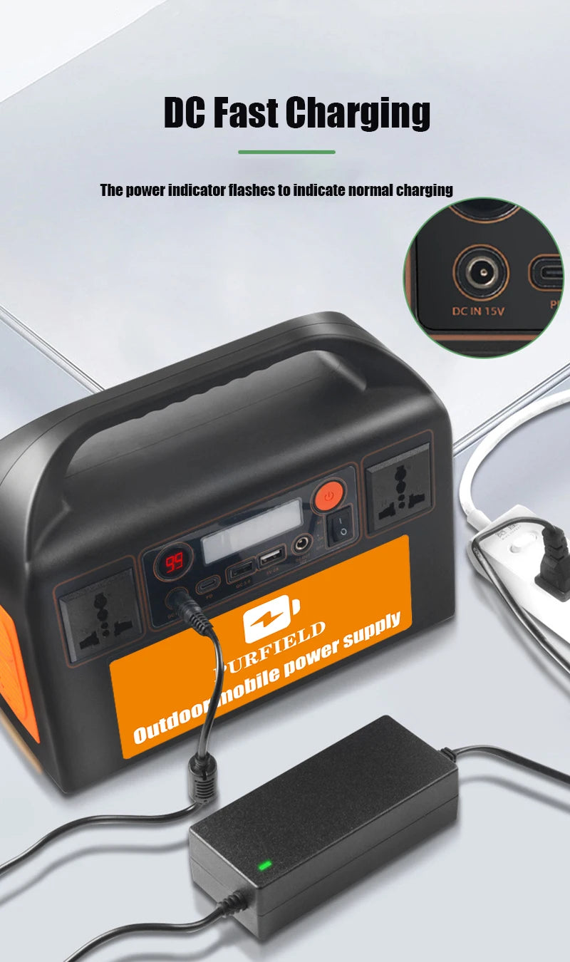 42000mAh/68000mAh Portable Power Station 150W/300W Outdoor Emergency Power Supply Power Bank Generator DC output Battery Charger