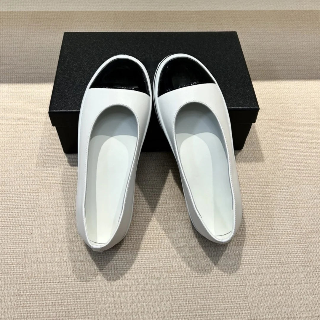 Luxury Brand Commuter Shoes Women's Slip-on Versatile Casual Shoes Casual Shoes Lambskin Material Stylish Casual Flat Shoes