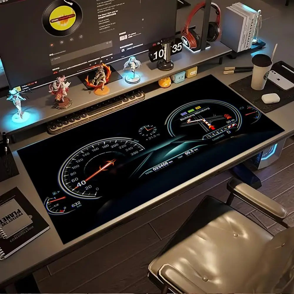 XXL Car Dashboard Mouse Pad Large Computer Office Game Table Mats  Rubber Anti-slip Gaming Keyboard Mousepads Long Desk Pads