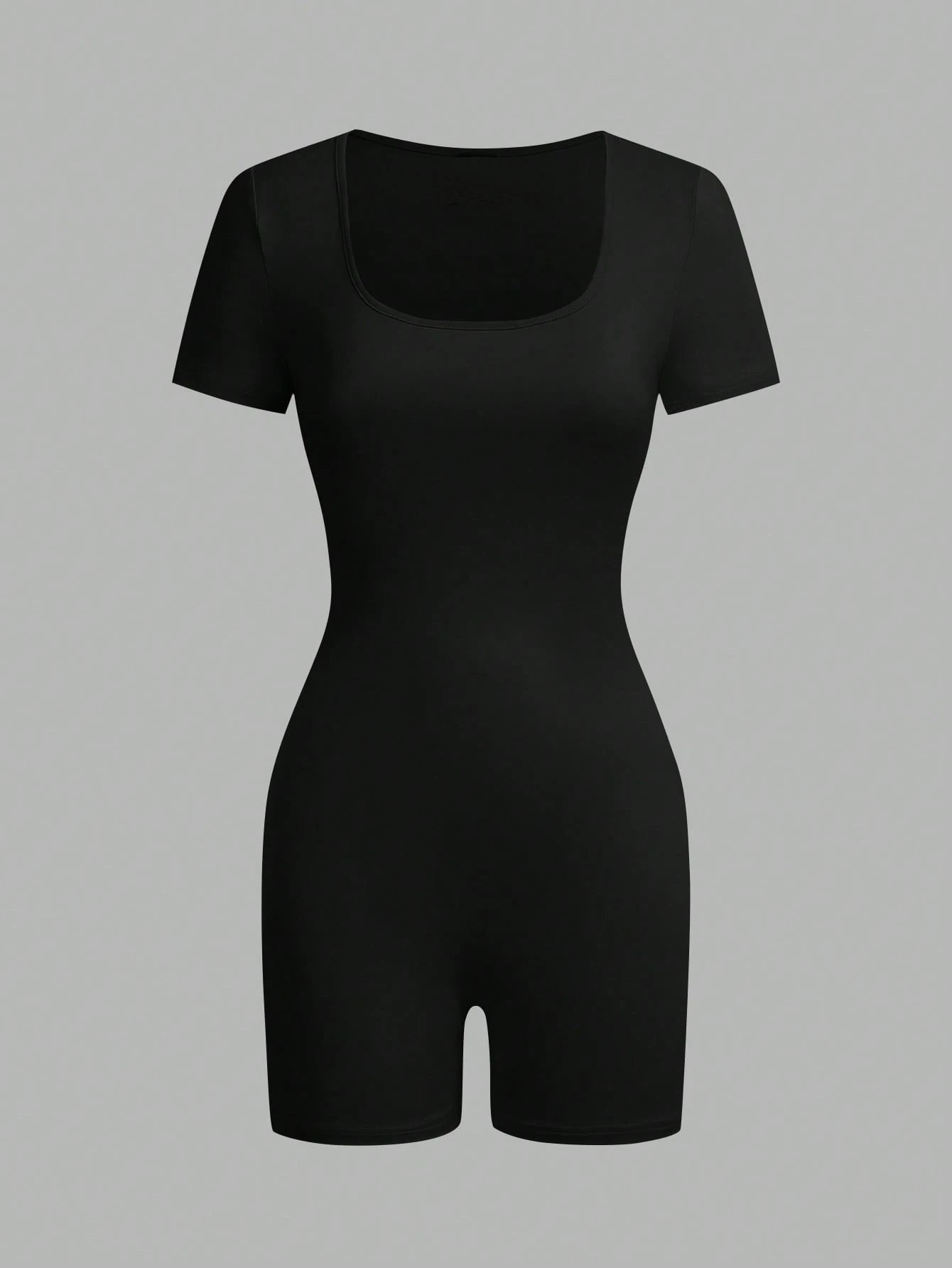 American short-sleeved outdoor and sports clothing, yoga integrated sports suit, women's fitness stretchy tight-fitting clothes