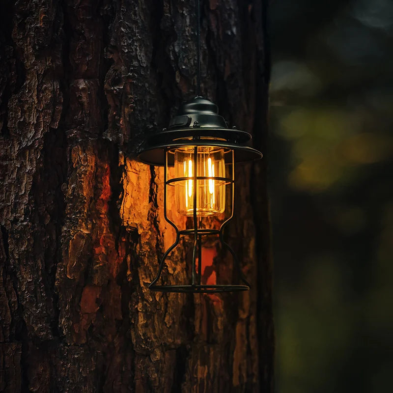 Outdoor Rechargeable Camping Lamp, Ambiance Light, Camping Light, Led Light, Lighting Lantern, Portable Tent Light, Camp Light, Hanging Light