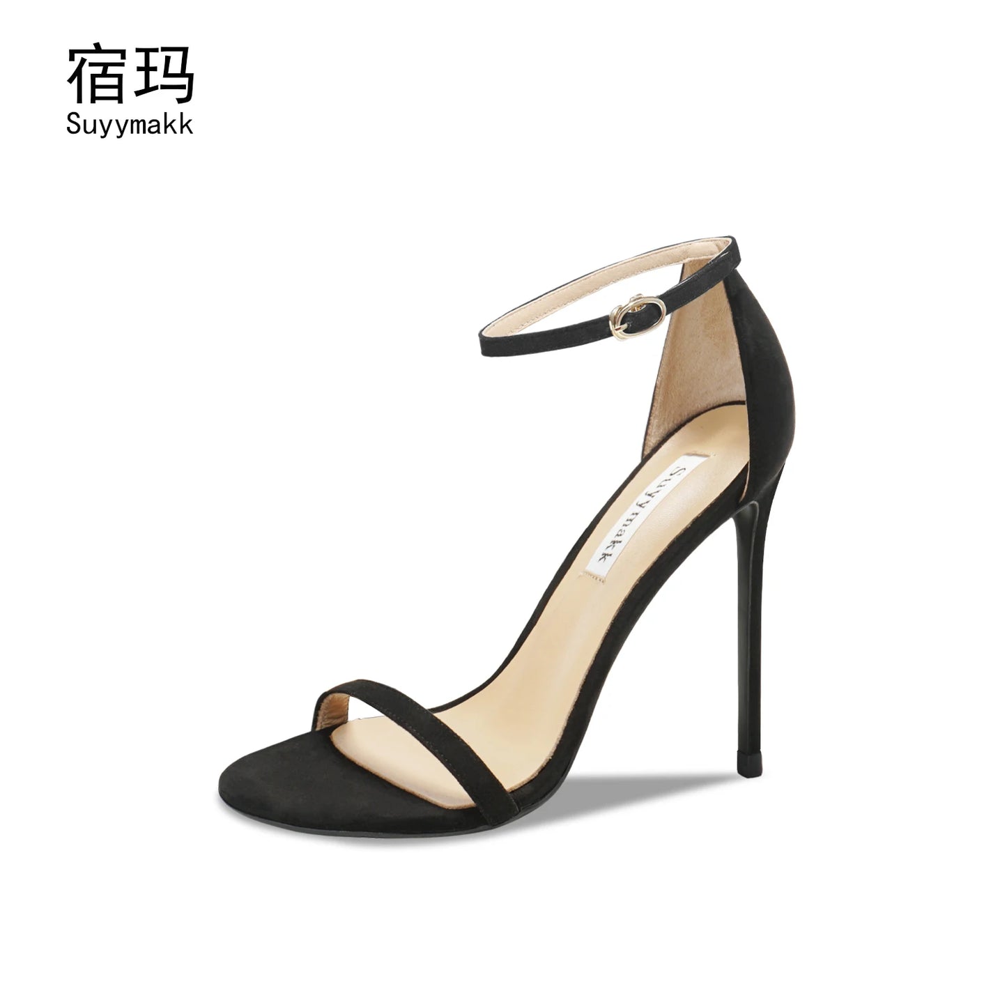 Luxury Brand Heeled Sandals Summer Gladiator Buckle Strap Elegant Slingbacks High Heels Sexy Classic Ladies Prom Shoes Women