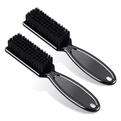 Beard Styling Brush Professional Shaving Beard Brush Hair Oil Head Styling Carving Cleaning Brush, Special for Real Hair Wigs