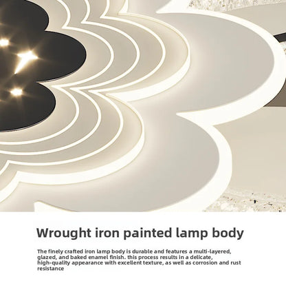 New Model Living Room Starlight Ceiling Lamp - Round Design Luxurious And High-End Modern And Minimalist Style Whirlwind Effect