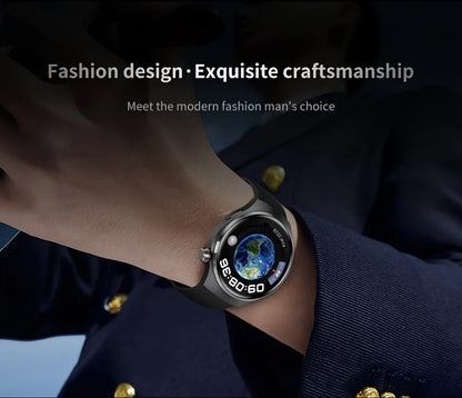 LAXASFIT 1.52" HD Smart Watch Game Dial Dynamic Dial Bluetooth Call Voice Assistant Fitness Tracker Wireless Charging