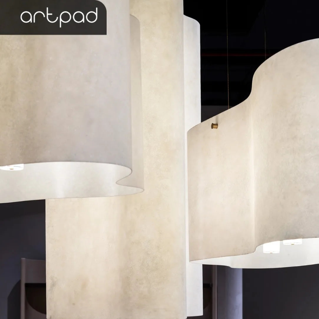 Designer Cloud Pendant Light for High Ceiling Lobby Wabi Sabi LED Hanging Chandelier For Parlor Restaurant Hotel Project Lights