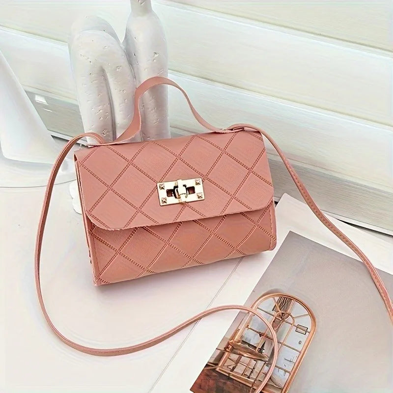 2025 Small Messenger Bag For Women Trend Lingge Embroidery Camera Female Shoulder Bag Fashion Chain Ladies Crossbody Bags Chic