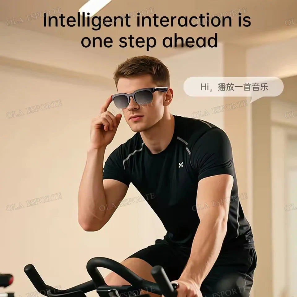 New Camera Control Smart Glasses 2026 Music Sunglasses Headphones Wireless Bluetooth Call Headset HIFI Audio glasses For Android