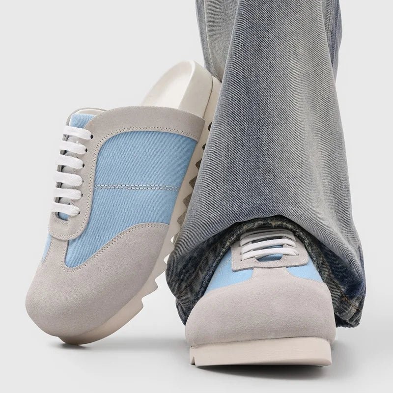 DIMANYU Men's Slip-On Outdoor Slippers  2026 New Fashion Mule Shoes Men Thick Sole Mixed Color Casual Men's Slippers
