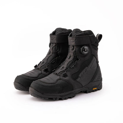 High-Quality Cowhide Waterproof Pull-Riding Boot Motorcycle Tightening Shoes & Reinforced Toe Heel & Wear-Resistant Rubber Sole