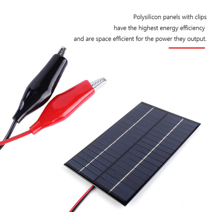 10W Portable Solar Panel DIY 12V-18V Battery Cell USB Solar Power Bank Outdoor Camping Hiking Solar Charger for Mobile Phone