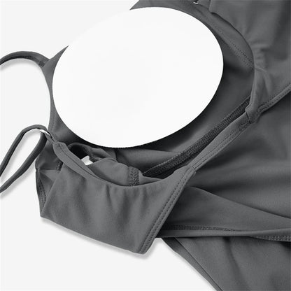 Sexy Back V Yoga Jumpsuits Butt Lifting Gym Bodysuit Women's Tracksuit Fitness Sports Overalls For Woman Workout Rompers