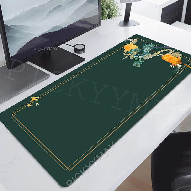 Mouse Pads Chinese Style Art Table Mats Computer Mousepad Company Big Desk Pad 120x55cm Large Gamer Mousepads Mouse Mat