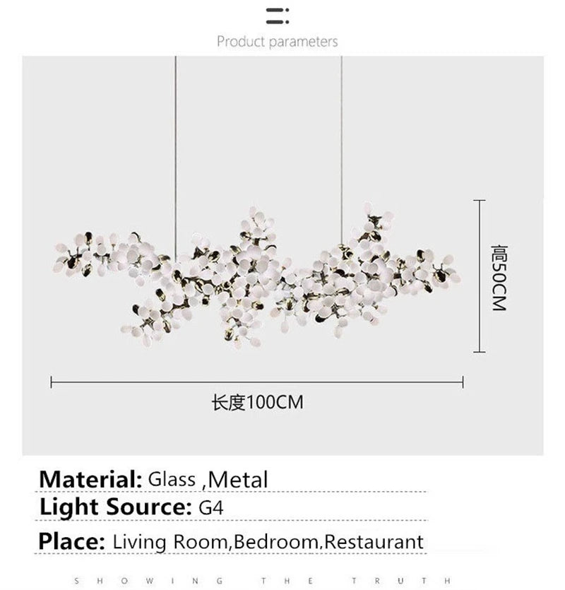 Nordic Luxury Grapes Bunch Hanging Chandelier Lamp for Dining Room Living Room Loft Villa Hotel Hall Decor Pendant Lights