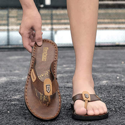 Hot-selling Summer Slippers for Men Soft Sole Slides New Arrival Male Flip Flops Leisure Walk Men's Casual Sandals New Half Drag