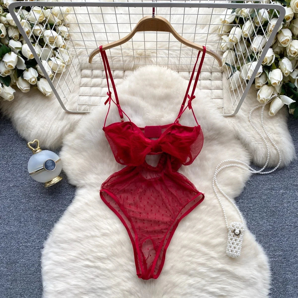 Woman Lace Splice Hollow out Design Women's Bodysuit Base Layer Small Vest High Waist Straight Tube Fashion Sexy Bodysuit New