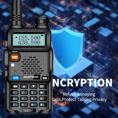 Baofeng UV5R 8W Tri-Power Walkie Talkie 5W High Power UHF VHF Dual Band Two-Way Radio Lange Afstand 128CH Handheld UV 5R CB Radi