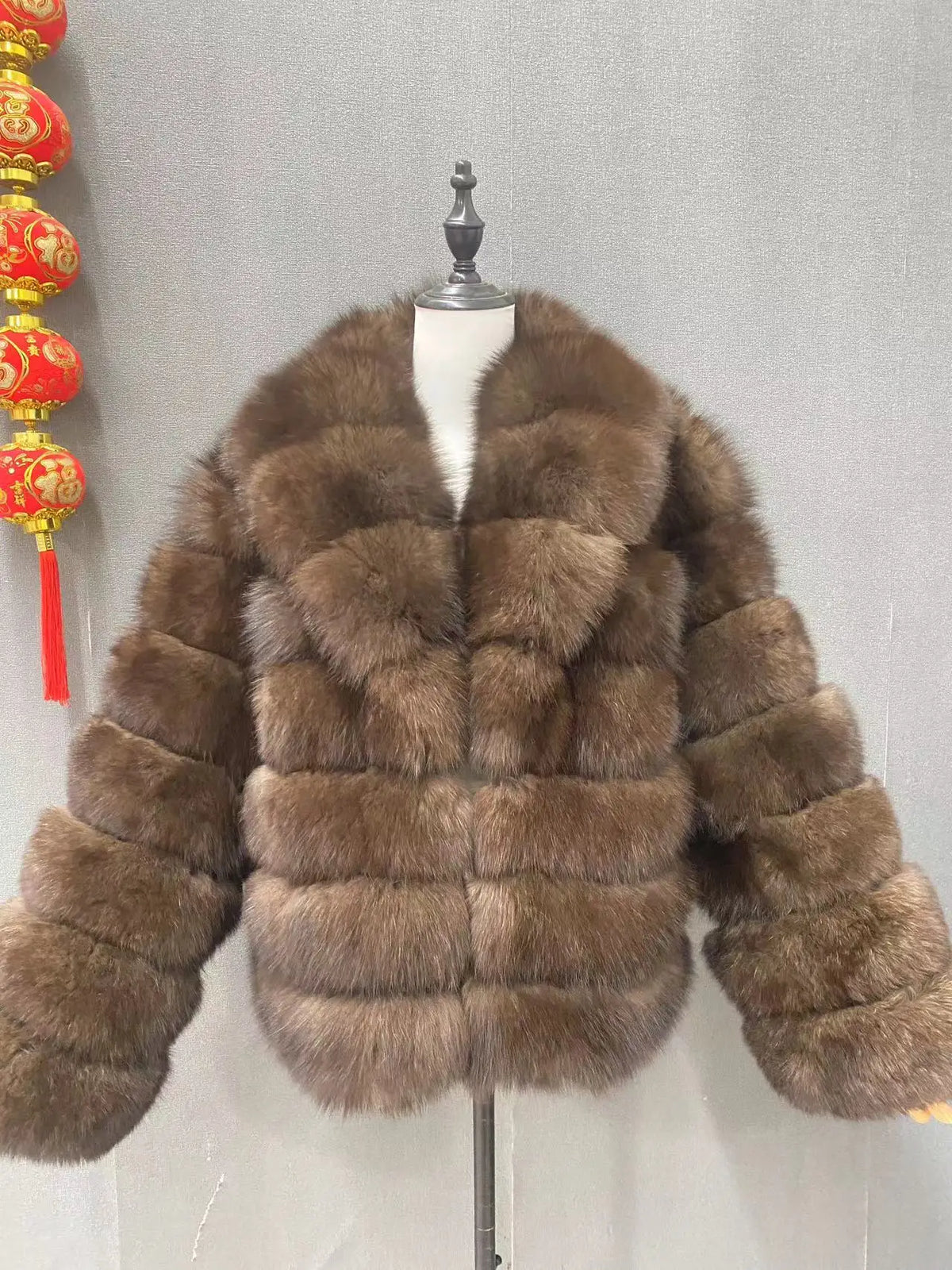 Fox Fur Coat Real Women'S New Fashion Furry And Skin Clothing Natural New In Coats & Jackets