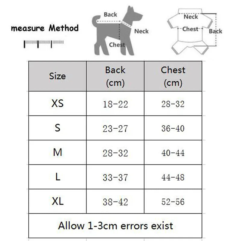 Solid Dog Clothes Winter Dog Jumpsuit Coat Thickened Wrapped Belly Clothing Puppy Overalls Tracksuit For Small Dogs Dachshund XS