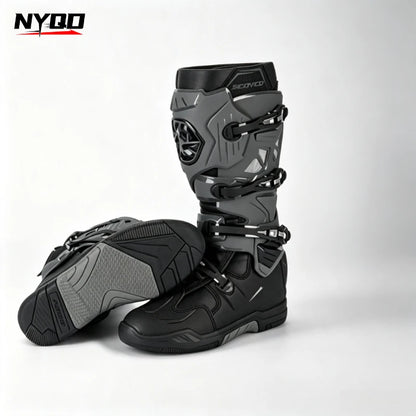 High‑Cut Motocross Boots Men Off‑Road Dirt Bike Protective Motorcycle Enduro Racing Riding Boots