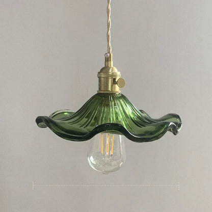 Nordic Minimalism LED Pendant Light Fixtures Bedroom for Living Room Bar Colorful Glass Copper Hanging Lamp Lights