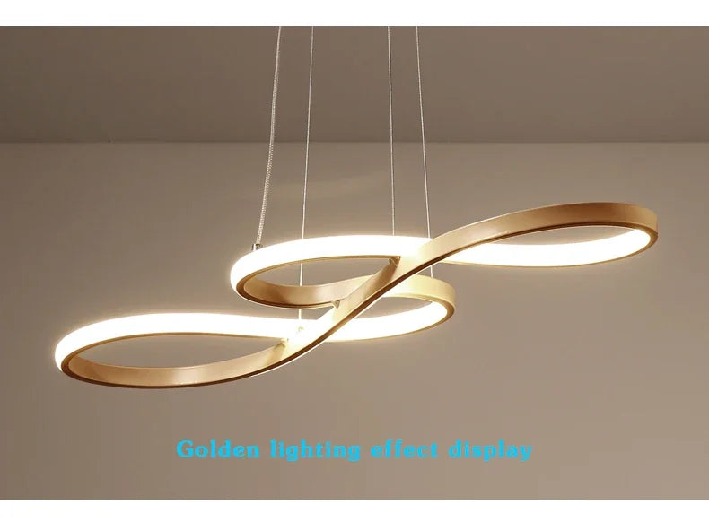 Room Decor LED Hanging Lights Modern Kitchen Island Pendant Lights Bar Table Dining Kitchen Led Remote Dimming Cord Pendant Lamp