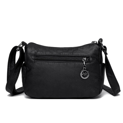 Women Bag High Quality Woman's Soft PU Leather Shoulder Bags Multi-Layer Classic Crossbody Bag Luxury Designer Handbag and Purse