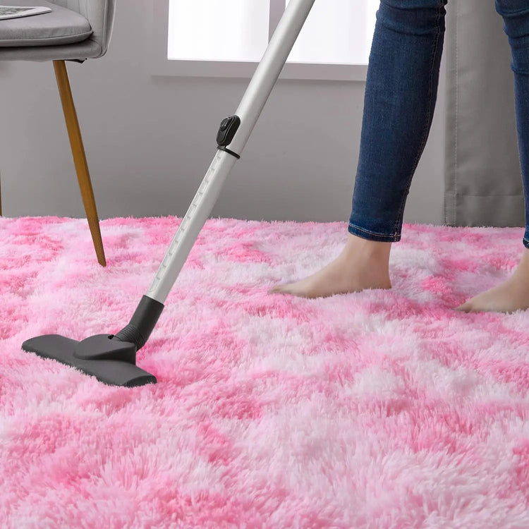 Tie-dye Soft Runner Rugs for Bedroom Living Room Plush Fluffy Mat Shag Furry Area Carpet Anti-Slip for Girls Room Home Decorat