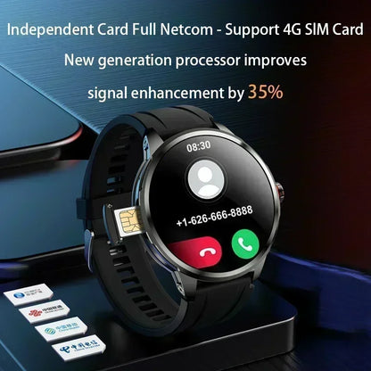 H99 Smart Watch Android Watches Amoled Smartwatch With 190° Rotary Camera Google Play Store 1.95 inch Amoled Screen