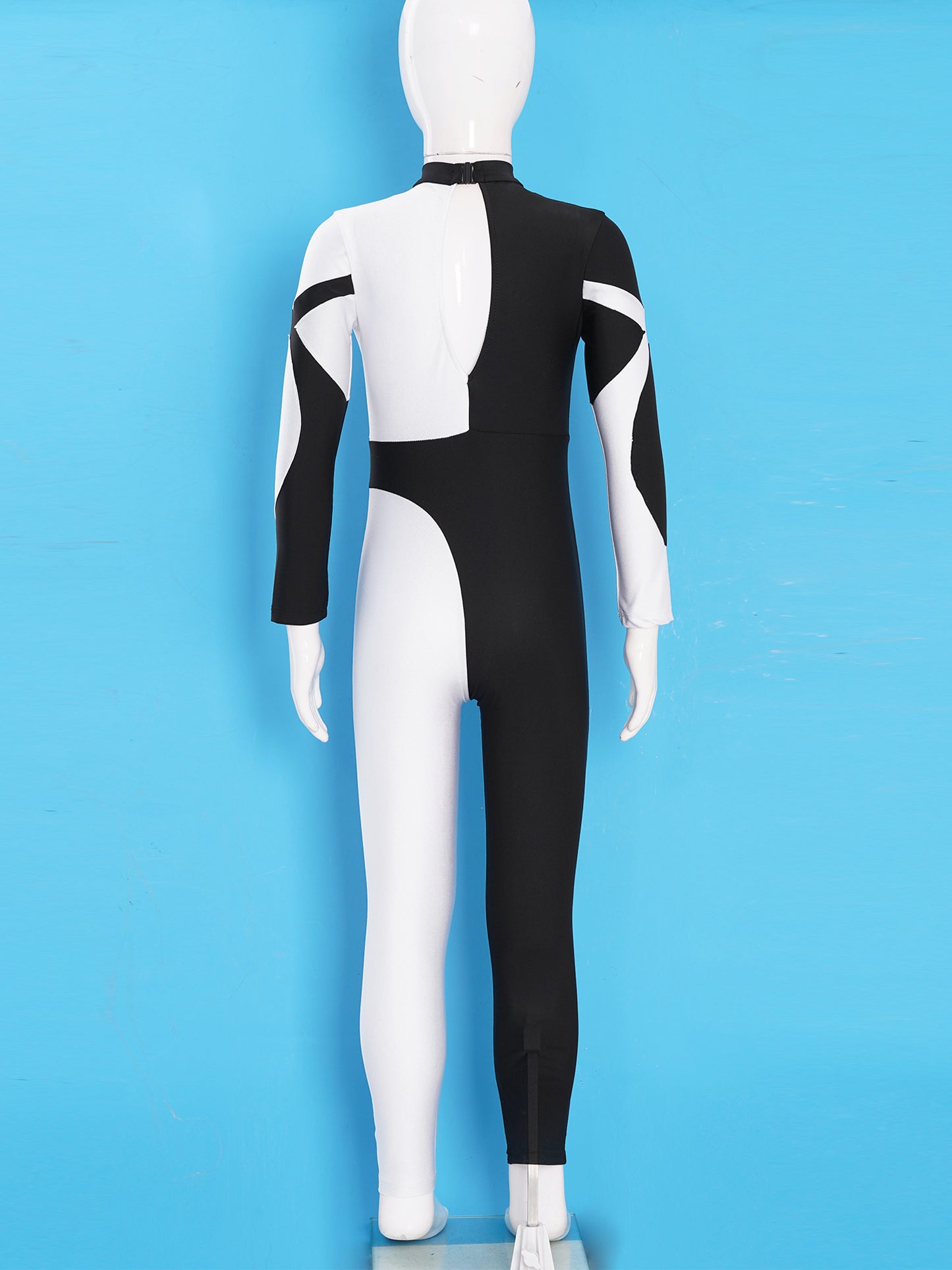 Kids Girls Long Sleeve Gymnastics Leotard Bodysuit Teens Gymnastics Jumpsuit for Girl Children Ballet Dance Costume Dancewear