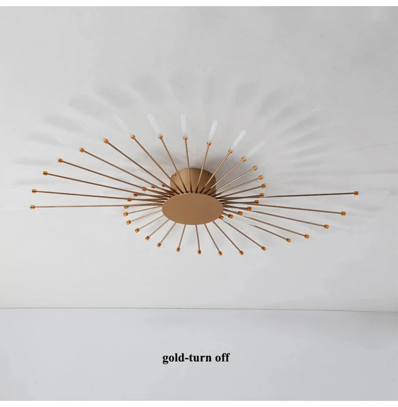 Modern Firework s Led Ceiling Lamp Creativity Living Dining Room Ceiling Chandelier Home Lighting Bedroom Light Luster Luminaire